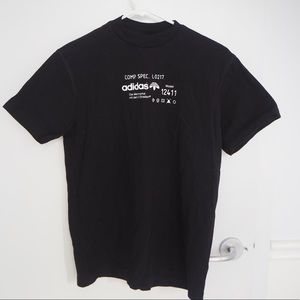 Alexander Wang x Adidas Black Logo Tee